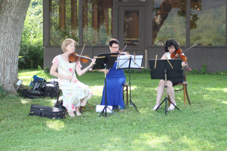 Wedding music,string trio, Inclusive Ceremonies, Wallpack Inn Wedding, Sussex County NJ