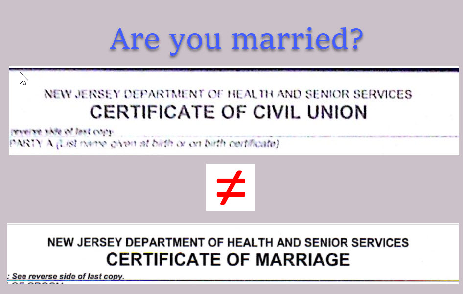 Civil Union couples, did Marriage Equality automatically make you